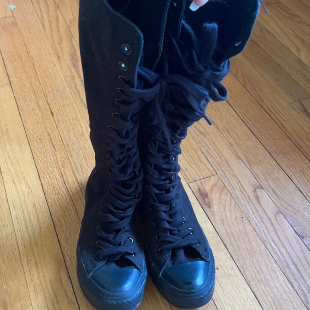 Knee high Converse